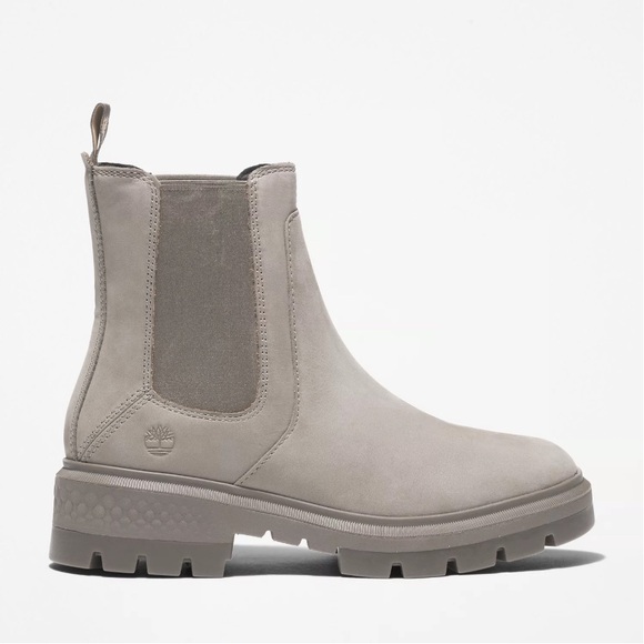 Timberland Cortina Valley Chelsea Boots, Light Taupe Nubuck, Women’s SZ 7.5 - Picture 11 of 11